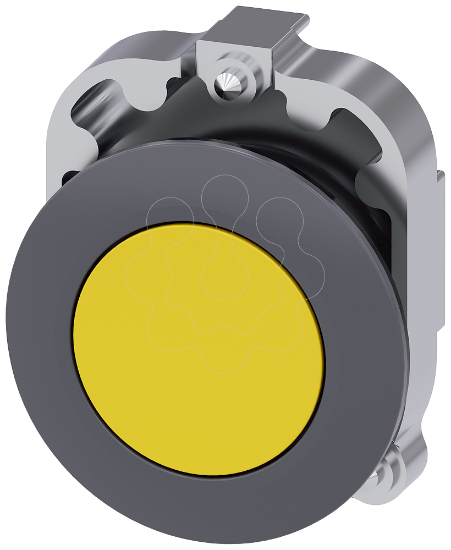 Imagem de Botao de pressao, 30mm, redondo, metal, fosco, amarelo