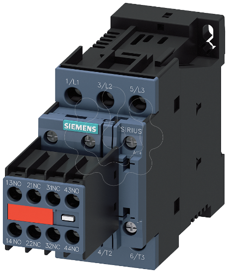 Imagem de Contactor, AC-3e, 32 A/15 kW/400V, 3 polos, DC24V, 2NA+2NF