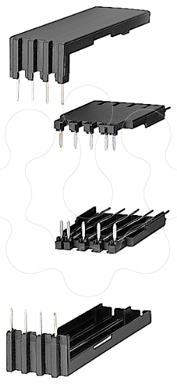 Imagem de Adaptador para pino de solda para contactores com interruptor auxiliar de 4 polos