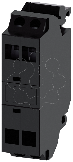 Imagem de Grampo de suporte, preto, ligacao por mola de encaixe