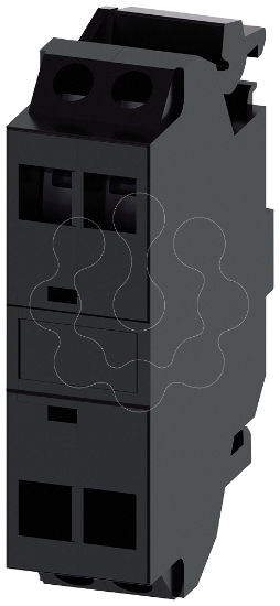 Imagem de Grampo de suporte, preto, ligacao por mola de encaixe