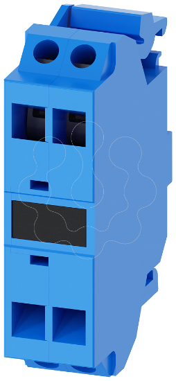 Imagem de Grampo de suporte, azul, ligacao por mola de encaixe