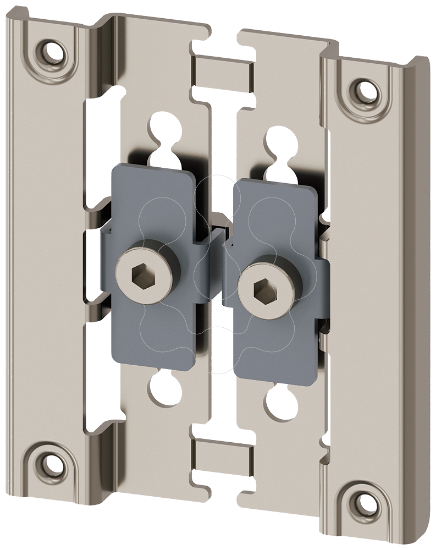 Imagem de Adaptador de montagem de perfil de busca para carcaca, metal, cinza