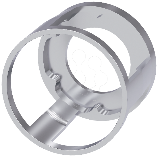 Imagem de Colar de protecao para botao cogumelo, 360 graus, metal