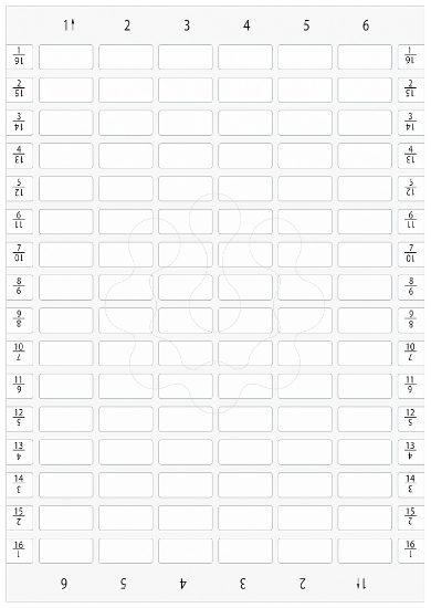 Imagem de Placas de identificacao, sobre suporte de placa 12,5x27mm, branco