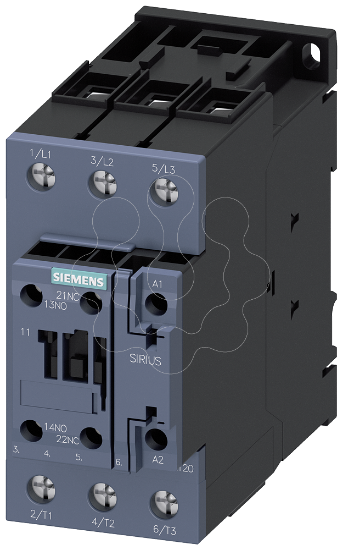 Imagem de Contactor, AC-3e, 50 A/22 kW/400V, 3 polos, AC/DC 48-80V, 1NA+1NF