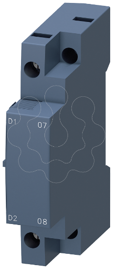 Imagem de Disparador de subtensao, 24V CA, 50Hz/60Hz, com contato auxiliar em avanco 2NA