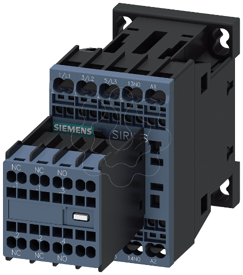 Imagem de Contactor, AC-3e, 9 A/4 kW/400V, 3 polos, AC 110V, 50/60Hz, 2NA+2NF