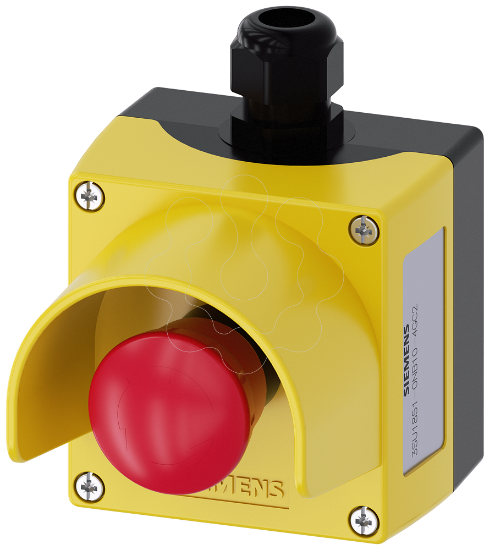 Imagem de Caixa de AS-Interface para aparelhos de comando 22mm, metal, amarelo