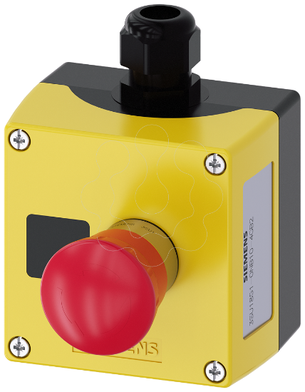 Imagem de Caixa de AS-Interface para aparelhos de comando 22mm, metal, amarelo