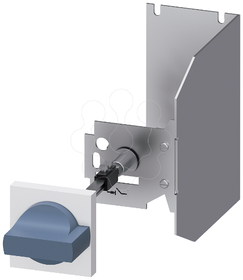 Imagem de Acionamento giratorio do acoplamento da porta para chave de potencia