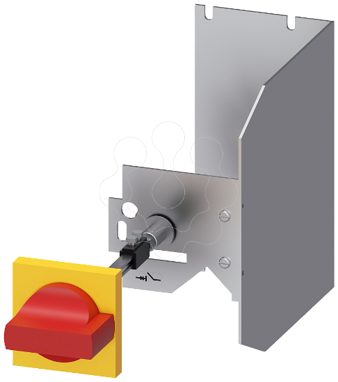 Imagem de Acionamento giratorio do acoplamento da porta para chave de potencia, S3