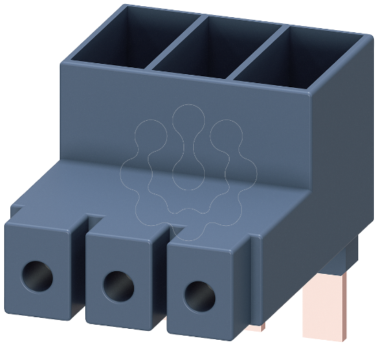 Imagem de Terminal de alimentacao trifasico, Motor Controller tipo E, para chave de potencia 3RV2