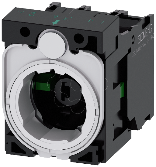 Imagem de Suporte para 3 modulos, 1NA, 1NA, modulo LED, branco, CA/CC 6-24V
