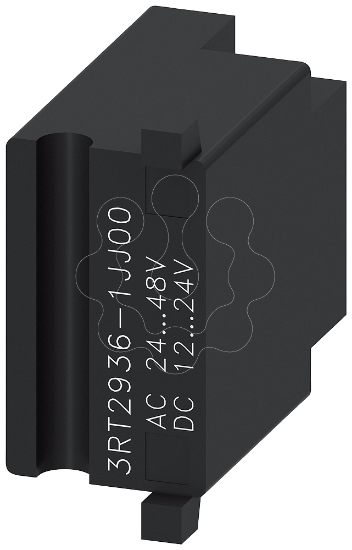 Imagem de Limitador de sobretensao, varistor com LED, CA 24-48V, CC 12-24V