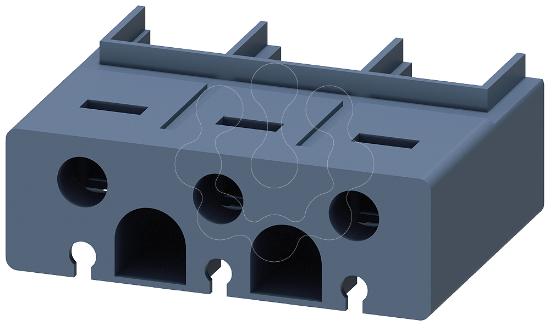Imagem de Cobertura para bornes para terminal com moldura, de 3 polos contator