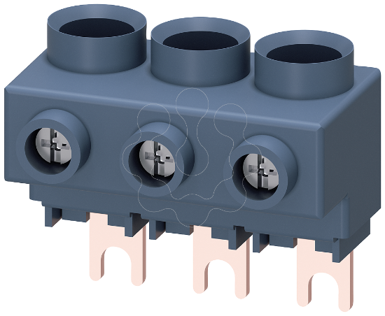 Imagem de Terminal de alimentacao trifasico para barramento trifasico, conexao por cima, S00/S0