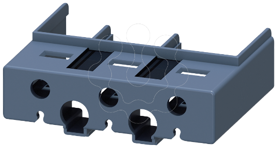 Imagem de Cobertura para bornes para terminal com moldura, de 3 polos contator