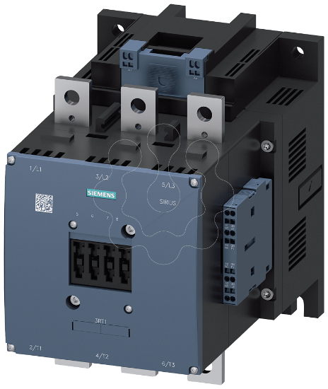 Imagem de Contactor, AC-3e, 500A/250kW/400V, 3 polos, AC/DC110-127V, 2NA+2NF