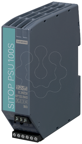 Imagem de Alimentacao de corrente SITOP PSU100S, monofasica 24 V CC/2,5 A