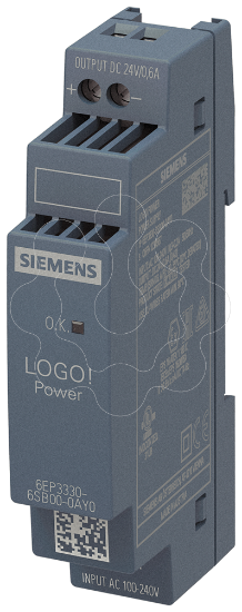 Imagem de Alimentacao de corrente LOGOPower, monofasica 24 V CC/0,6 A
