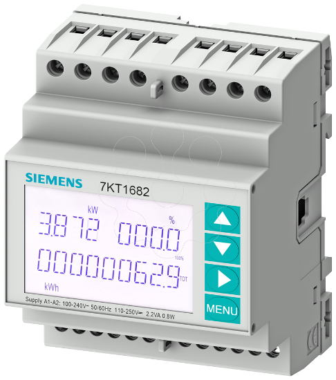 Imagem de SENTRON instrumento de medicao 7KT PAC1600, trifasico, 5 A, Modbus RTU