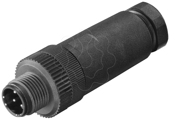 Imagem de Plug IE potencia M12 PRO, conector encaixe p/ conexao a fonte alim.PS 791-1PRO