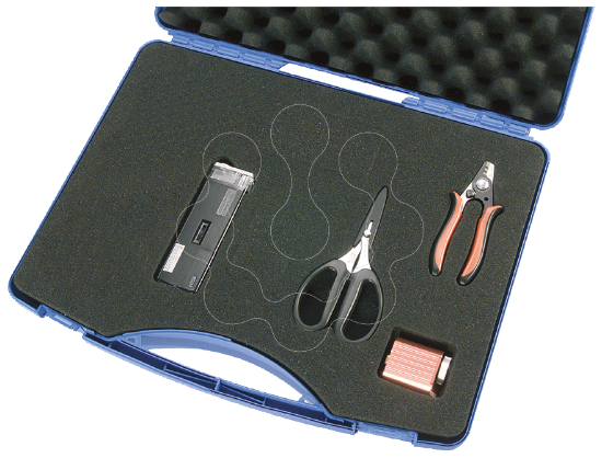 Imagem de kit de terminacao Plug BFOC, mala de confeccao para montagem no local