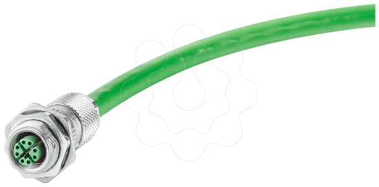 Imagem de Conector cabo IE FC M12 PRO 4x 2, conector encaixe M12, codificacao X, 8 unid.