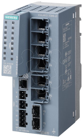 Imagem de SCALANCE SC646-2C Industrial Security Appliance, Firewall, VPN, 4xRJ45, 2xCombo