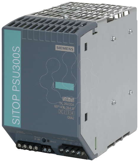 Imagem de Alimentacao de corrente SITOP PSU300S, trifasica 24 V CC/20 A