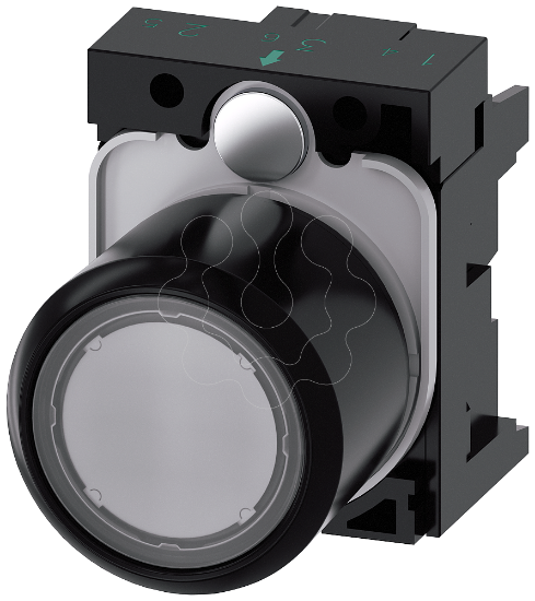 Imagem de Botao de pressao com extensao 12 mm, 22 mm, redondo, plastico, transparente