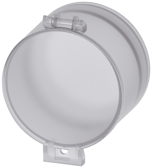 Imagem de Tampa selavel para botao de pressao plano, transparente