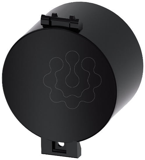 Imagem de Tampa selavel para botao de pressao plano, preto