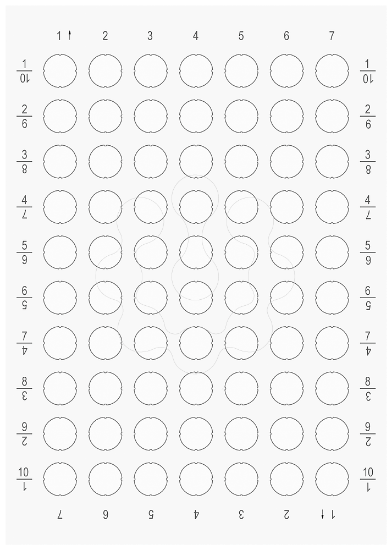 Imagem de Placa embutida para botao de pressao iluminado, sem inscricao