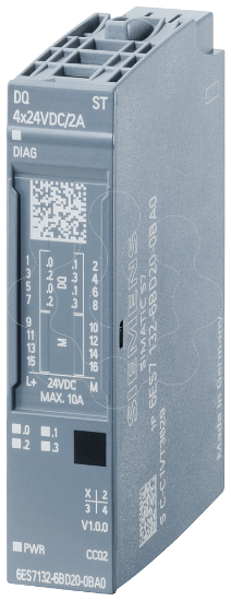 Imagem de SIMATIC ET 200SP, modulo de saidas digitais, DI 4X24VDC/2A Standard