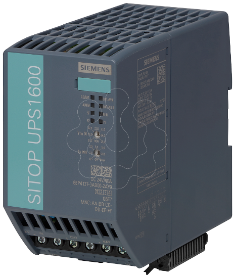 Imagem de Alimentacao de corrente sem interrupcao SITOP UPS1600, 24 V CC/40 A com IE/PN
