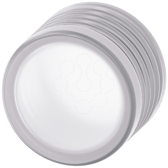 Imagem de Cobertura de protecao sem silicone para botao cogumelo 40mm, transparente