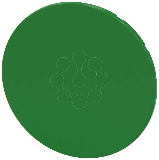 Imagem de Botao de pressao, verde, para botao de comando