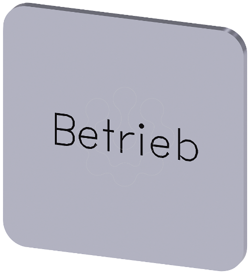 Imagem de Placa de identificacao 22x22mm, placa prata, inscricao: Operacao