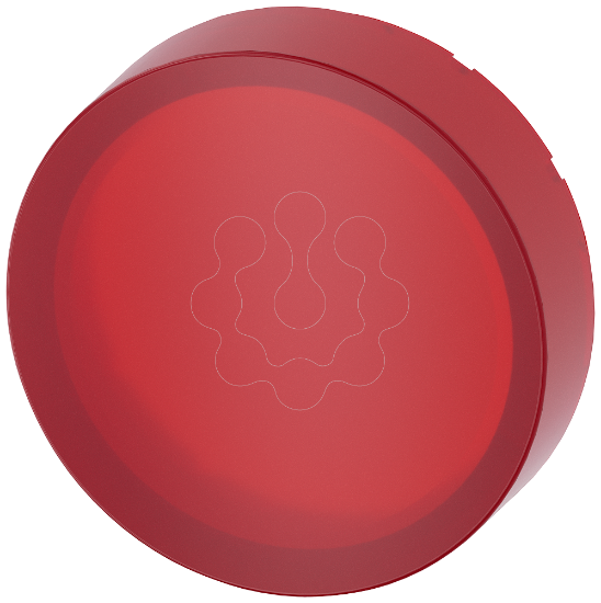 Imagem de Botao, alto, vermelho para botao iluminado