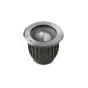 Imagem de Encastravel no solo IP65-IP67 Gea Cob LED Aluminio o125mm LED 10.5 Branco quente - 2700K ON-OFF Aco Inoxidavel AISI 316 869lm