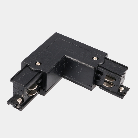 Imagem de Conector direito preto L sem aro