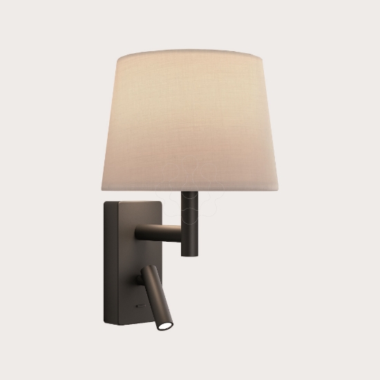 Imagem de Aplique Metrica Shade Reader LED E27 17.3 Branco quente - 2700K ON-OFF Preto 137lm