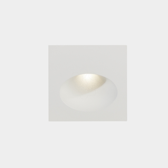 Imagem de Encastravel de parede IP66 Bat Square Oval LED 2.2 Branco quente - 3000K Branco 77lm