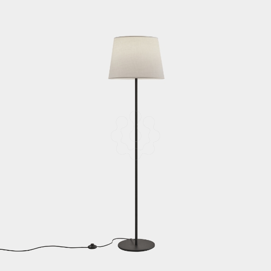 Imagem de Candeeiro de pe Metrica Round E27 15 Preto 998lm