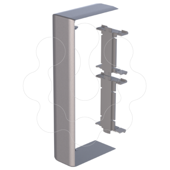 Imagem de 93 Tapa-juntas cor aluminio 70x170 U24X