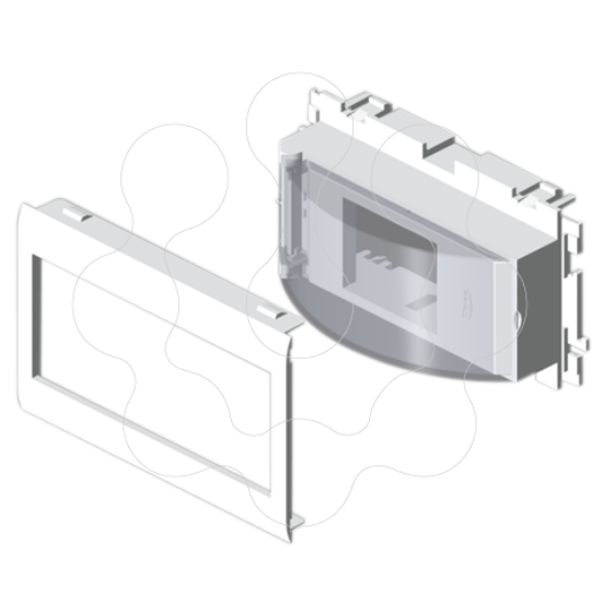 Imagem de 93 Adapt. 2 modulos DIN branco 65 U24X