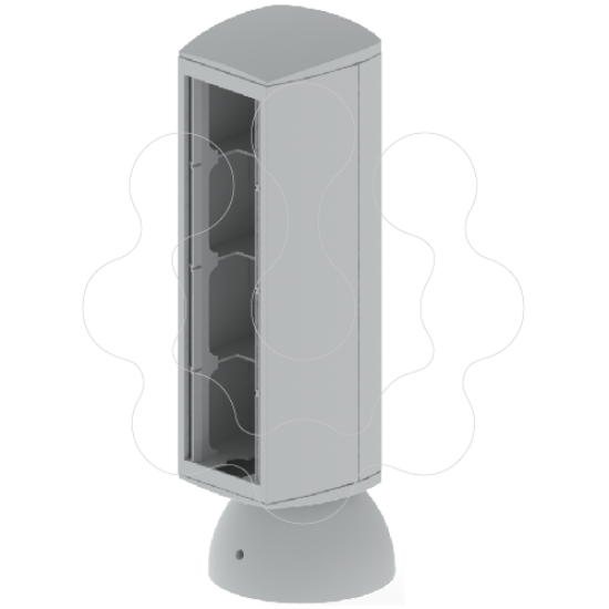 Imagem de 50 Mini-coluna 4 mec. cinzento 80 U24X