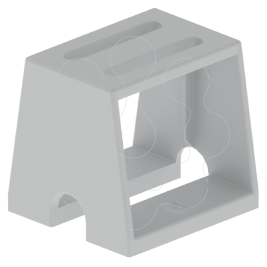 Imagem de 66 Suporte vertical isolante cinzento 75 U23X